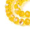 Electroplate Glass Beads Strands EGLA-A034-T10mm-L30-3