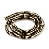 Electroplated Synthetic Non-magnetic Hematite Beads Strands G-Z032-C02-04LG-2