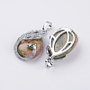 Natural Unakite Pendants G-E442-04H-2