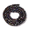 Baking Electroplate Glass Beads Strands LS-DGLA-A039-J2MM-B20-2