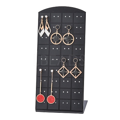 Organic Glass Earring Stands Displays X-EDIS-E003-2-1