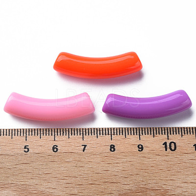 Opaque Acrylic Beads MACR-S372-002B-SM-1
