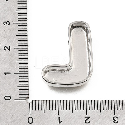 Brass Slide Charms KK-Z163-01P-L-1