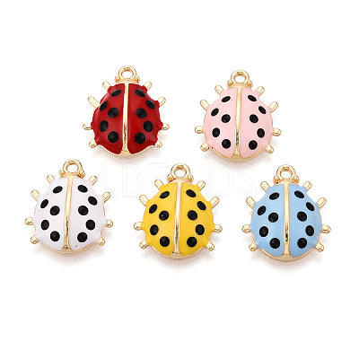 Alloy Enamel Pendants ENAM-N064-05KCG-1
