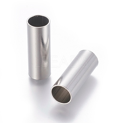Tarnish Resistant 304 Stainless Steel Tube Beads STAS-F205-03P-I-1