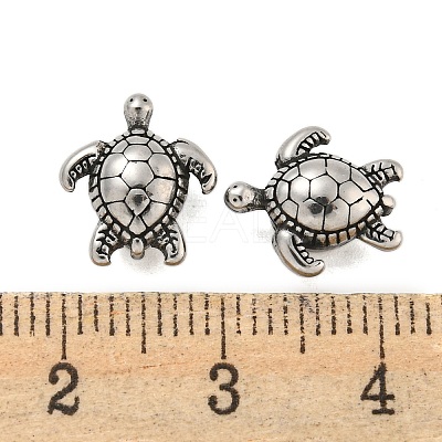 Animal 304 Stainless Steel Beads STAS-E214-11AS-13-1