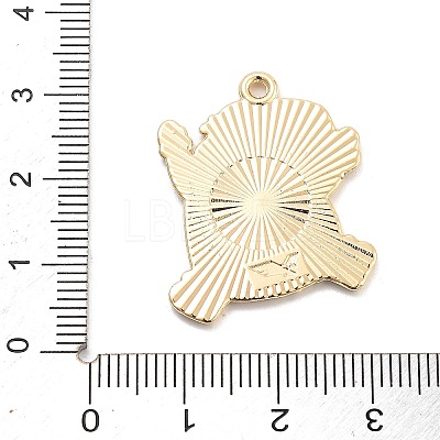 Christmas Theme Alloy Enamel Pendants X-ENAM-D060-04H-1