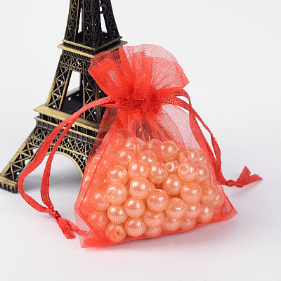 Organza Gift Bags with Drawstring X-OP-R016-7x9cm-01-1