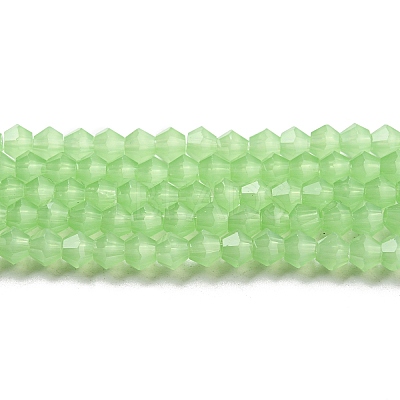 Imitation Jade Glass Beads Strands EGLA-A039-J4mm-D01-1