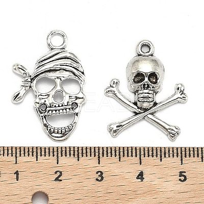 Tibetan Style Alloy Pendants TIBEP-MSMC018-M1AS-1