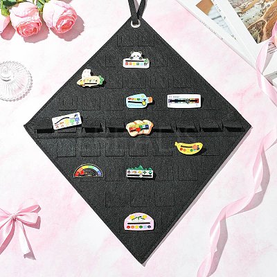 3Pcs 3 Styles Wall Mounted Brooch Jewelry Display Rolls ODIS-CJ0001-03-1
