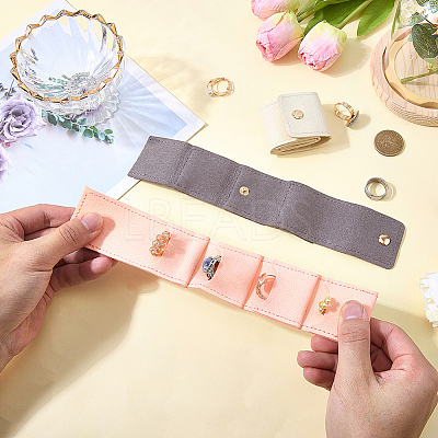 3Pcs 3 Colors PU Leather Jewelry Rolls ABAG-CL0001-43A-1