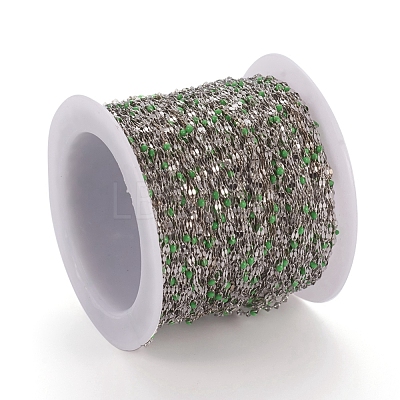 Handmade 304 Stainless Steel Dapped Chains CHS-D026-16P-P-1