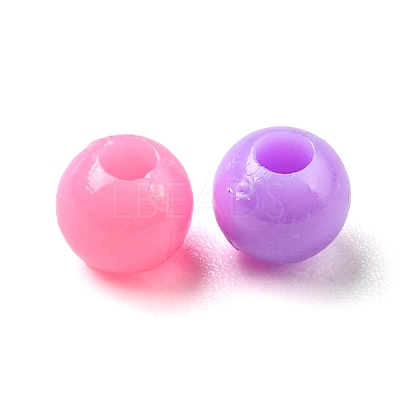 Opaque Acrylic Beads OACR-I006-03-1