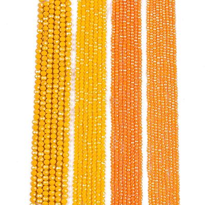 Electroplate Glass Beads Strands LS-EGLA-A044-P3mm-A29-1