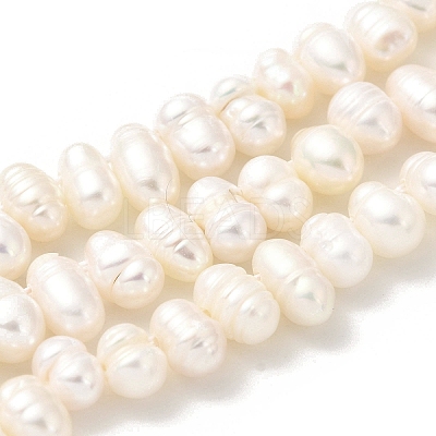 Natural Cultured Freshwater Pearl Beads Strands PEAR-A006-23A-1