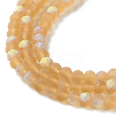 Transparent Glass Beads Strands EGLA-A044-T2mm-MB23-1
