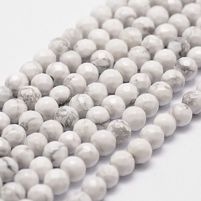 Natural Howlite Beads Strands G-D840-44-4mm-1