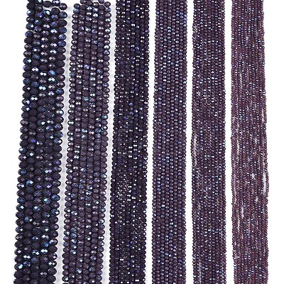Electroplate Opaque Solid Color Glass Beads Strands EGLA-A044-P8mm-L11-1