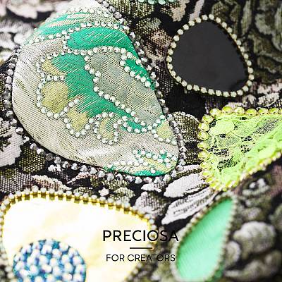 Preciosa® Crystal Hotfix Flatback Stones Y-PRC-HSS16-90310-1