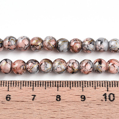 Baking Paint Glass Beads X1-DGLA-N003-6mm-B05-1