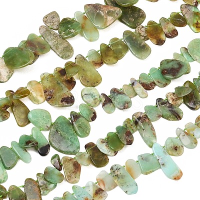 Natural Chrysoprase Beads Strands GG-CBA3D9B-14B-1