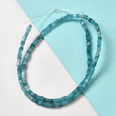 Natural White Jade Imitation Aquamarine Beads Strands G-B064-A09-1-1