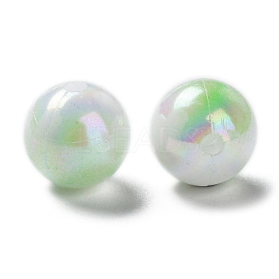Two Tone Opaque Acrylic Beads LS-SACR-P024-01B-W03-1