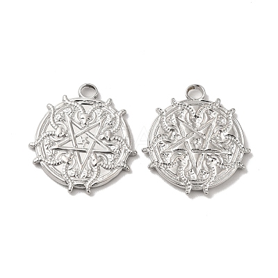 Non-Tarnish 304 Stainless Steel Pendant STAS-H212-25P-1