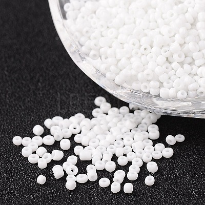 12/0 Opaque Colours Round Glass Seed Beads X-SEED-A010-2mm-41-1