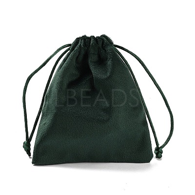 Velvet Jewelry Drawstring Storage Pouches ABAG-P013-02B-05-1