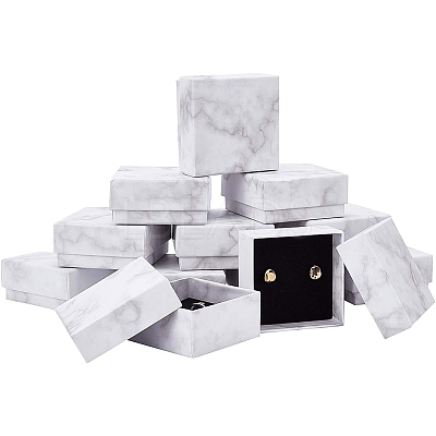 Square Kraft Cardboard Jewelry Boxes AJEW-BC0005-80-1