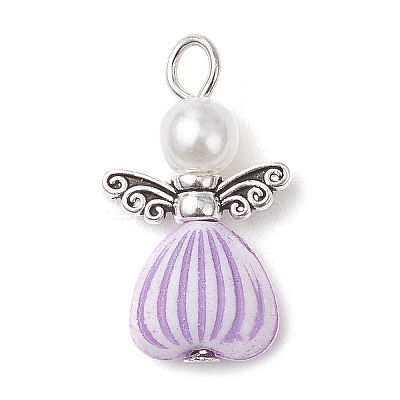 Acrylic Alloy Pendants PALLOY-JF03798-1
