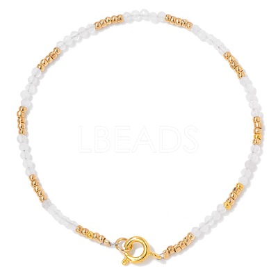 Natural Rose Quartz Beaded Bracelets PW-WG6221C-01-1
