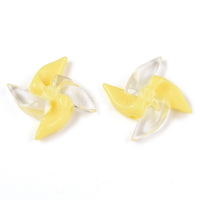 Opaque Acrylic Beads SACR-P030-C02-02-1