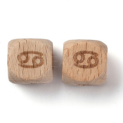 Natural Wood Constellation Beads LS-WOOD-M002-04-1