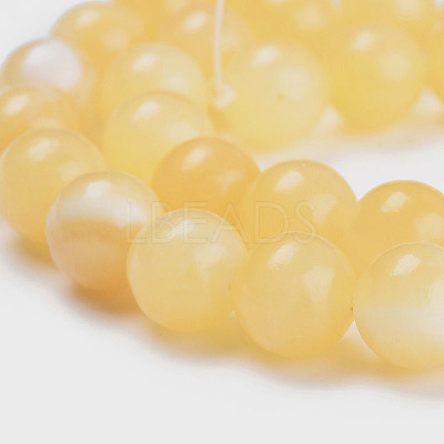 Natural Topaz Jade Beads Strands X-G-E266-11A-4mm-1