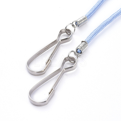 Polyester & Spandex Cord Ropes Eyeglasses Chains AJEW-EH00058-06-1