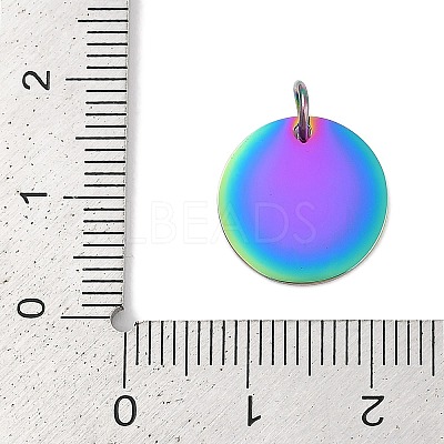 Ion Plating(IP) 304 Stainless Steel Pendants STAS-I311-32E-RC-1