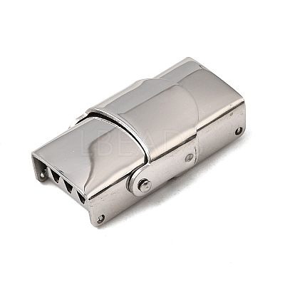 Tarnish Resistant 201 Stainless Steel Watch Band Clasps STAS-P221-22B-P-01-1