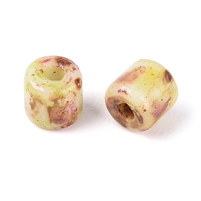 Baking Paint Glass Seed Beads SEED-N009-02E-1