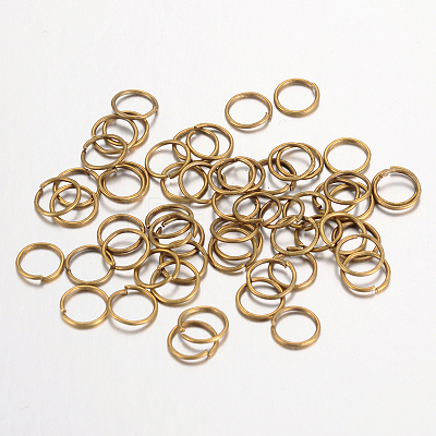 Iron Open Jump Rings IFIN-A018-4mm-AB-NF-1
