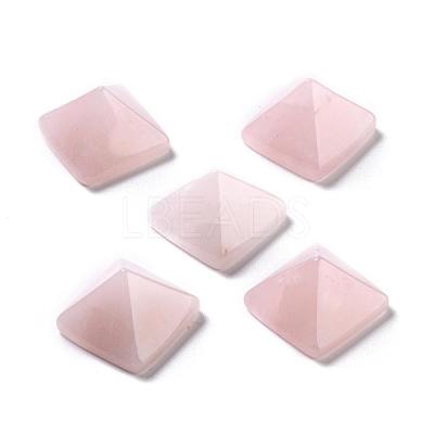 Natural Rose Quartz Cabochons G-G759-Y06-1