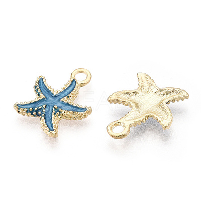 Alloy Enamel Pendants PALLOY-T056-08A-1