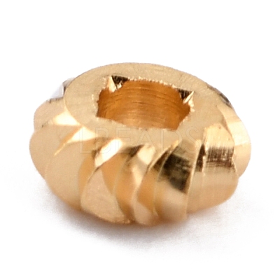 Brass Beads KK-O133-302C-G-1