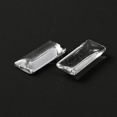 Transparent Glass Cabochons X-GLAA-SZC0001-02-1