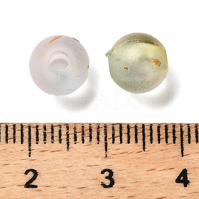 Frosted Transparent Acrylic Beads X1-OACR-F013-13A-1