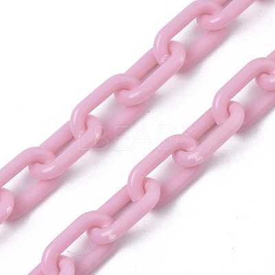 Opaque Acrylic Cable Chains SACR-N010-002H-1