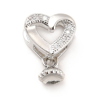 Rack Plating Brass Micro Pave Cubic Zirconia Multi-Strand Links KK-K270-14P-1
