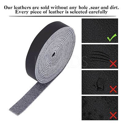 Flat Microfiber Imitation Leather Cord LC-WH0006-07A-02-1